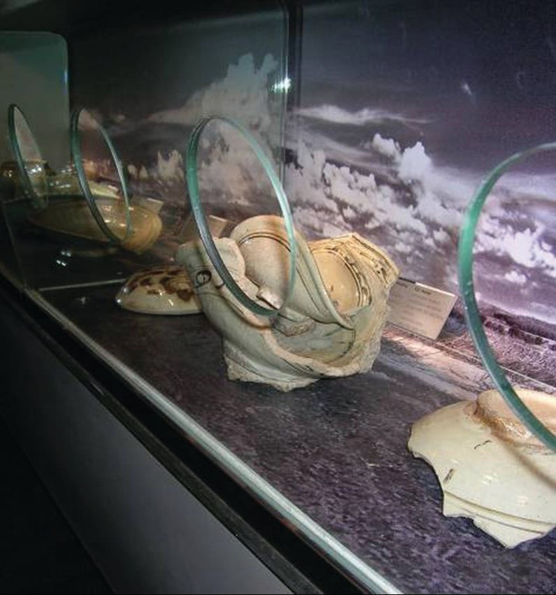 Southeast Asian ceramics “handle holes” in the Southeast Asian Ceramics Museum, Bangkok University, Thailand.